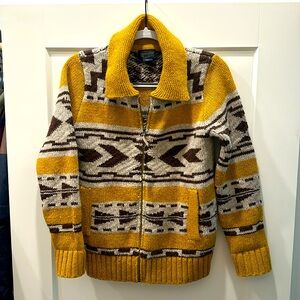 Pendleton 100% Shetland wool sweater jacket